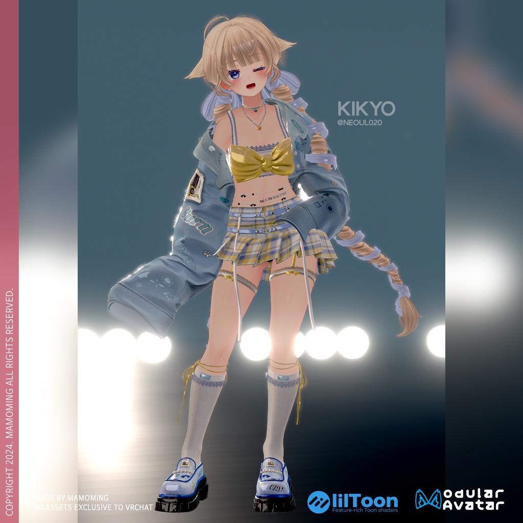 ❰Setup❱ 9アバター対応 Set_004 big ribbon uniform