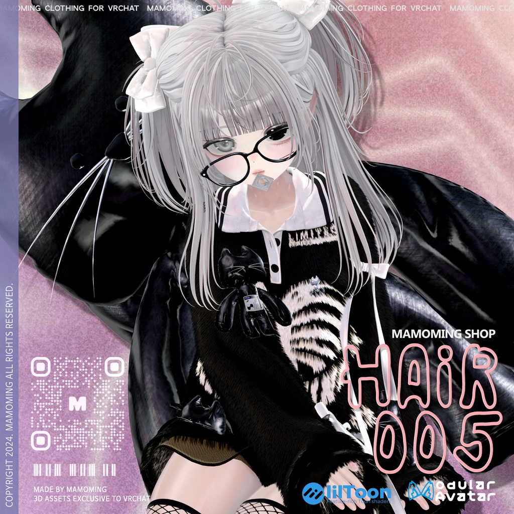 ❰Hair❱ 9アバター対応 Hair_005 Twin half up hair