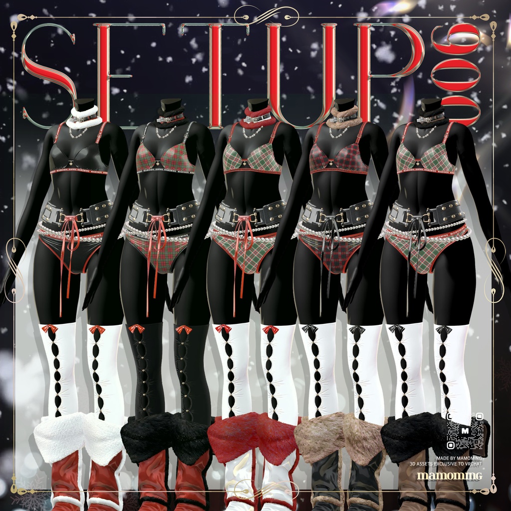 ❰Setup❱ 9アバター対応 Set_006 crop jacket Setup