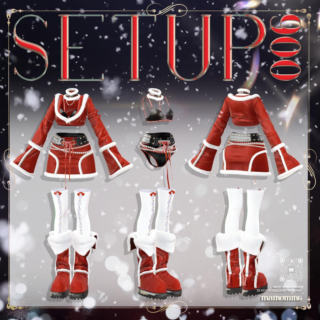 ❰Setup❱ 9アバター対応 Set_006 crop jacket Setup