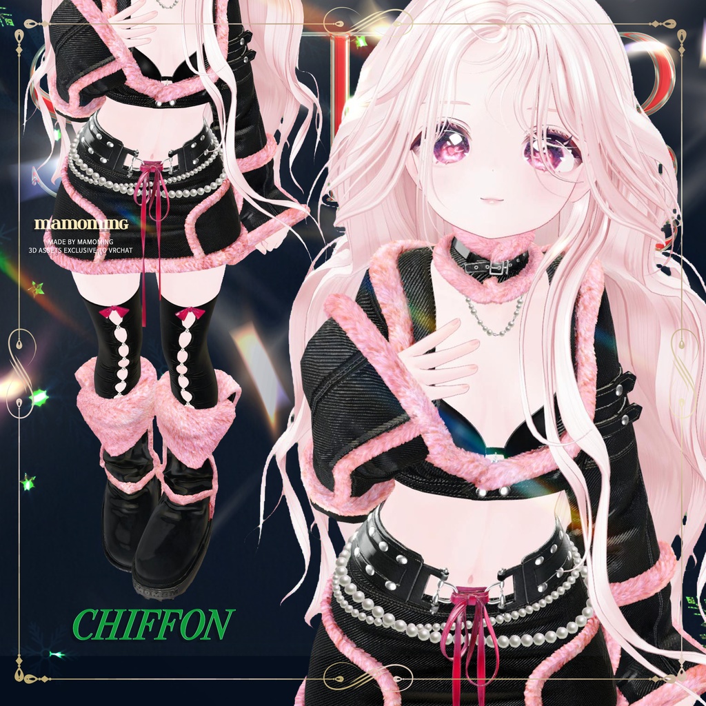 ❰Setup❱ 9アバター対応 Set_006 crop jacket Setup