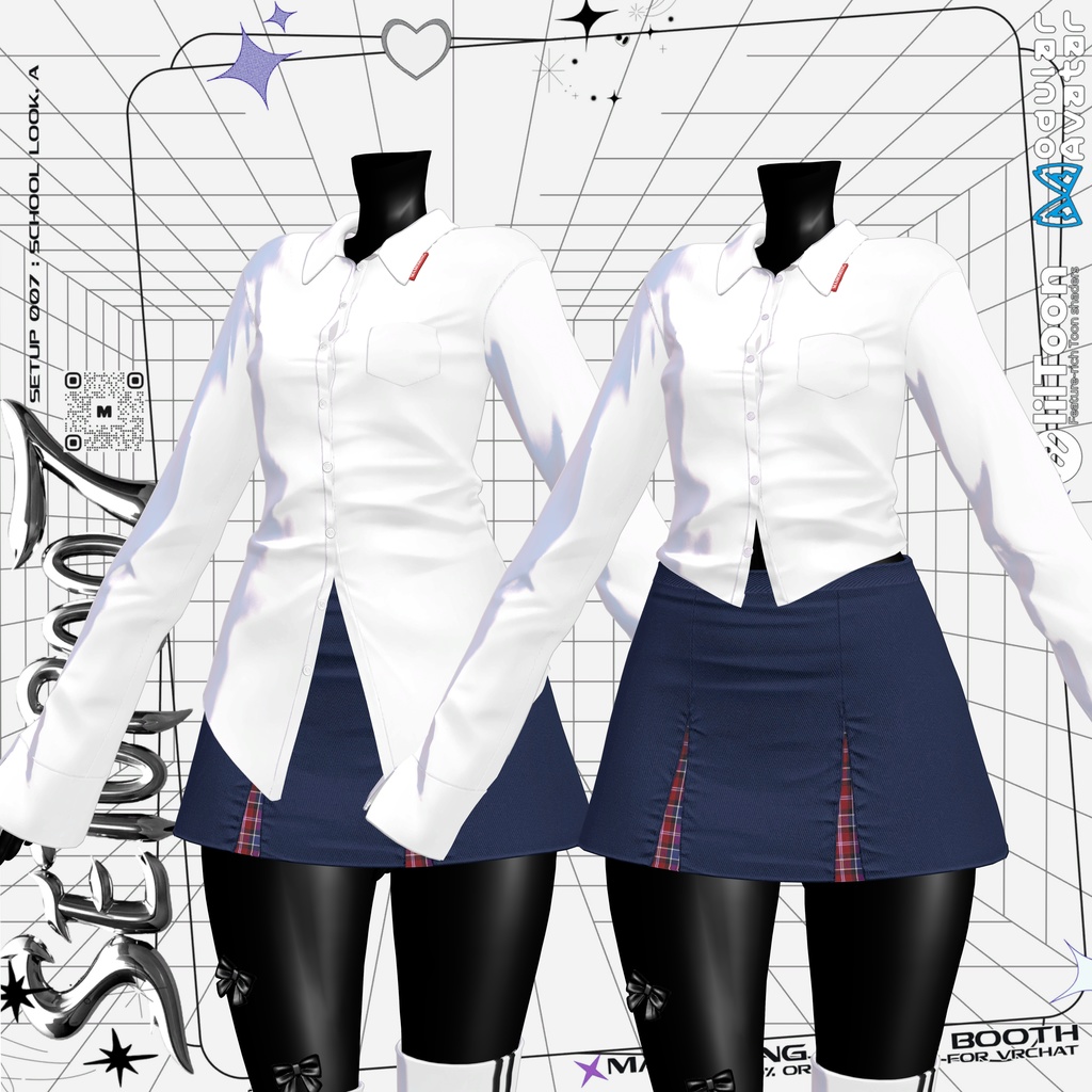 ❰Setup❱ 12アバター対応 Set_007 School Look. A