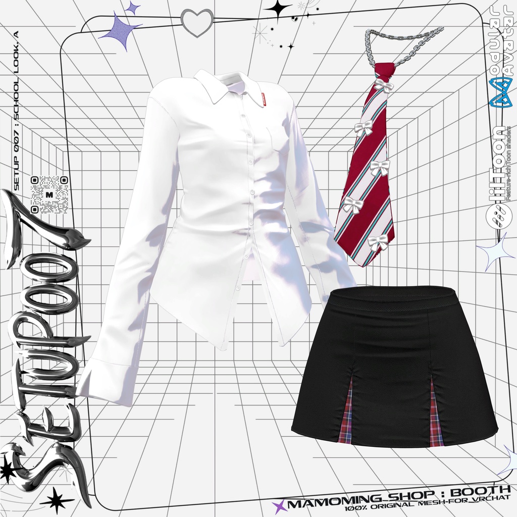 ❰Setup❱ 12アバター対応 Set_007 School Look. A
