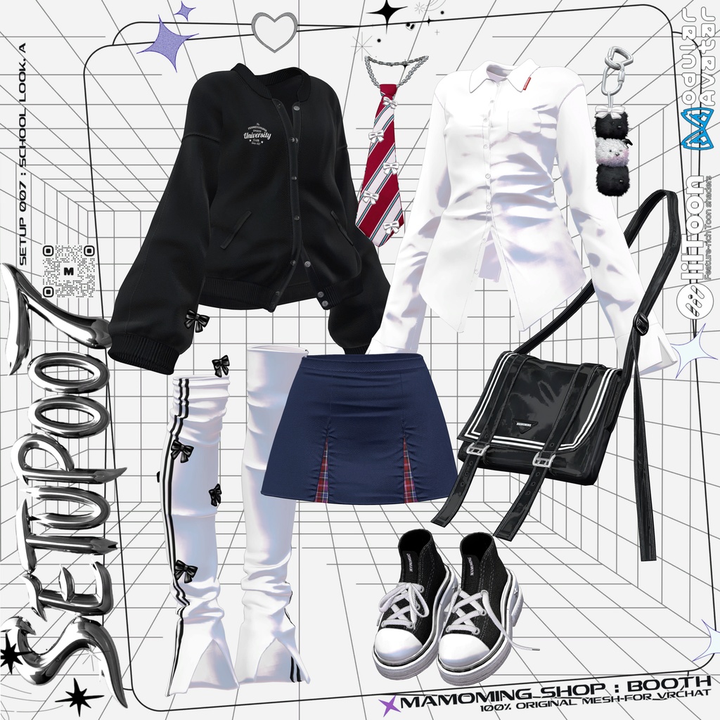 ❰Setup❱ 12アバター対応 Set_007 School Look. A