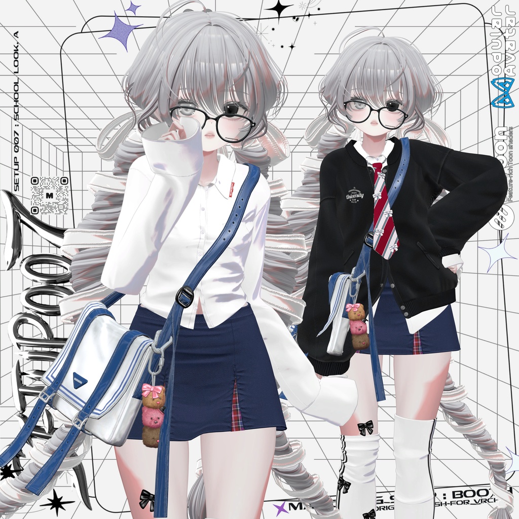 ❰Setup❱ 12アバター対応 Set_007 School Look. A