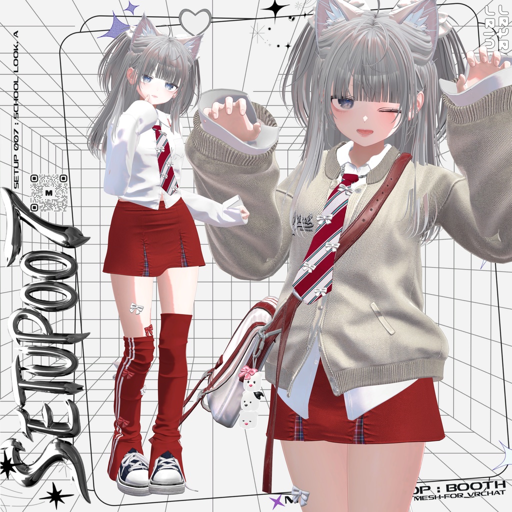 ❰Setup❱ 12アバター対応 Set_007 School Look. A