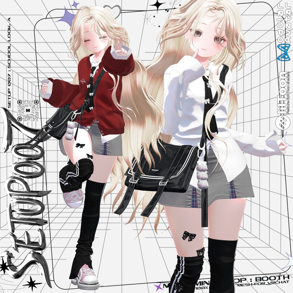❰Setup❱ 12アバター対応 Set_007 School Look. A