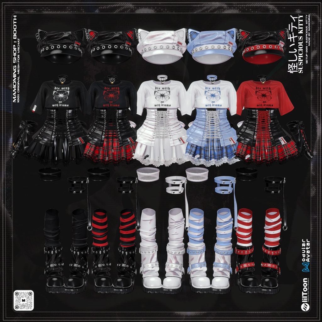 ❰Setup❱ 12アバター対応 Set_009 Suspicious Kitty