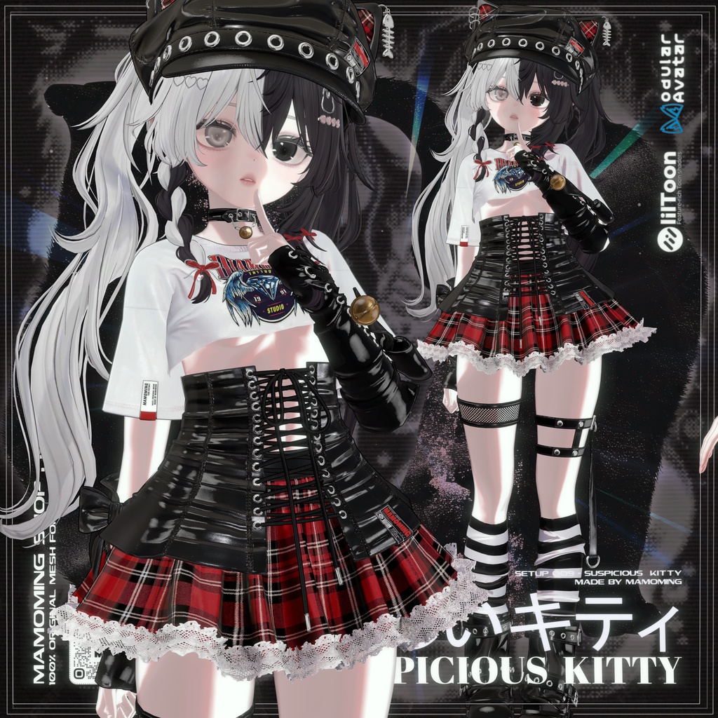 ❰Setup❱ 12アバター対応 Set_009 Suspicious Kitty
