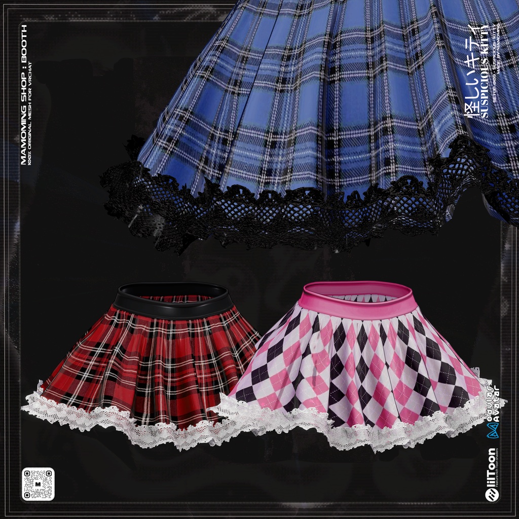 ❰Setup❱ 12アバター対応 Set_009 Suspicious Kitty