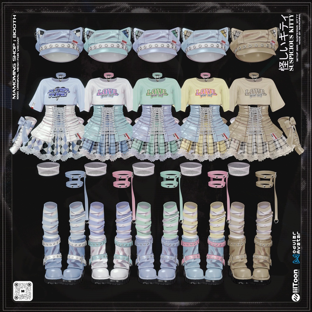 ❰Setup❱ 12アバター対応 Set_009 Suspicious Kitty