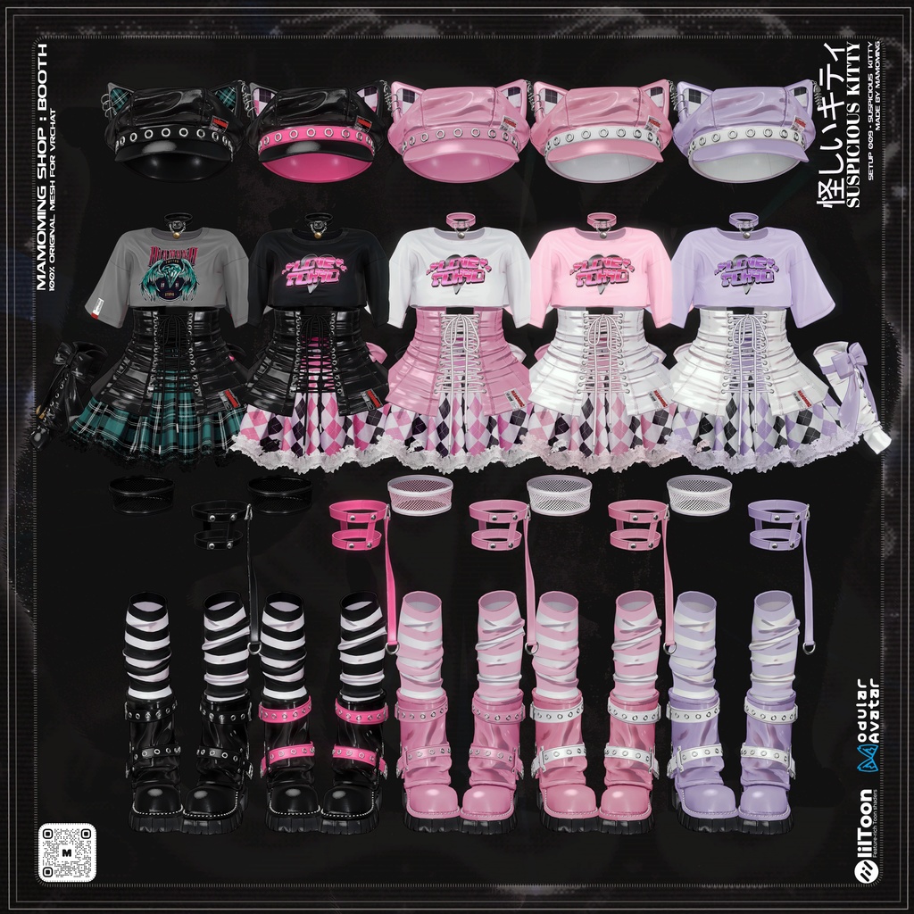 ❰Setup❱ 12アバター対応 Set_009 Suspicious Kitty