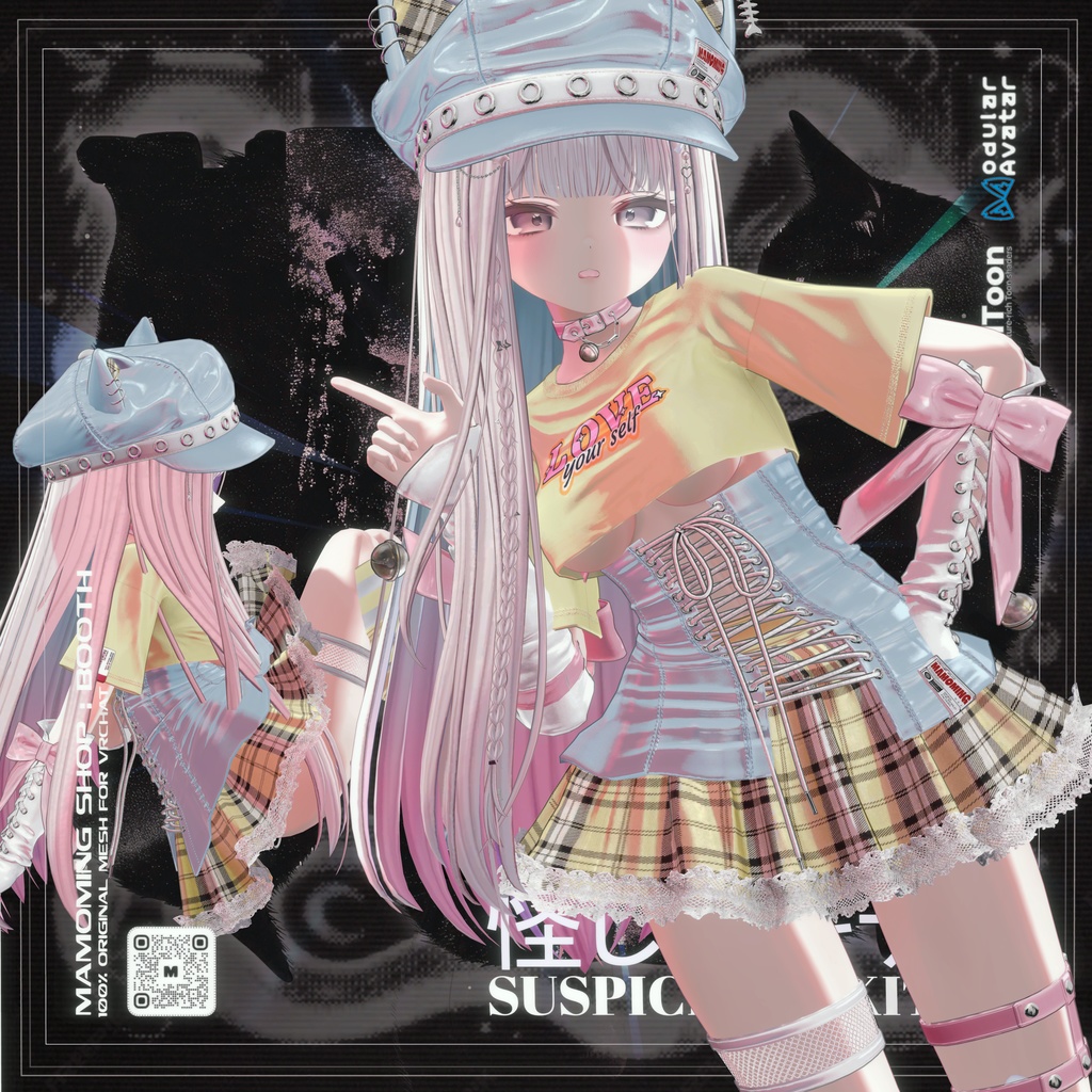 ❰Setup❱ 12アバター対応 Set_009 Suspicious Kitty