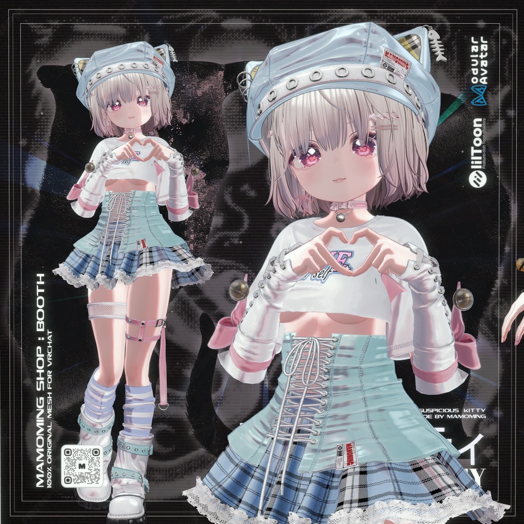 ❰Setup❱ 12アバター対応 Set_009 Suspicious Kitty