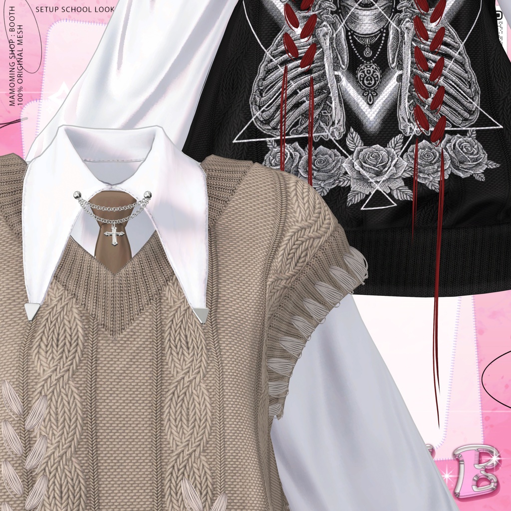 ❰Setup❱  13アバター対応 Set_010 School Look. B