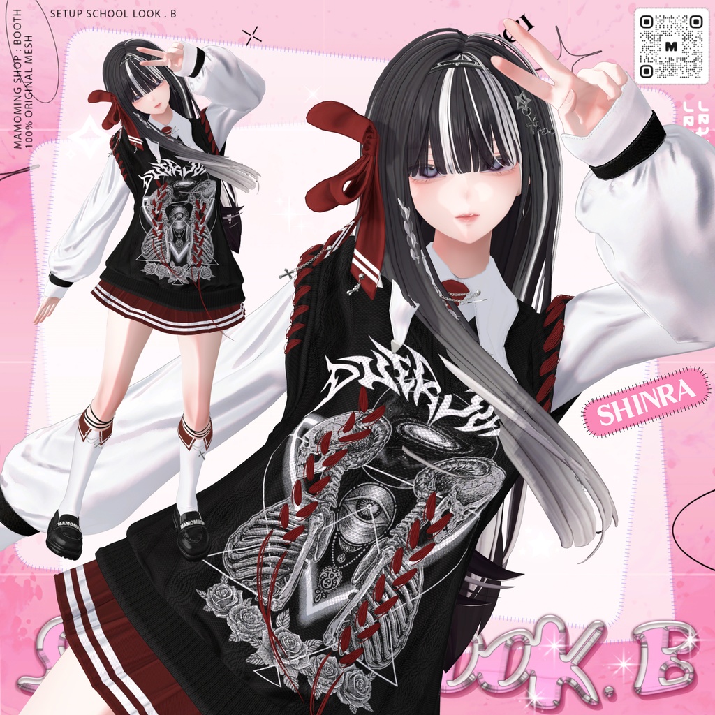 ❰Setup❱  13アバター対応 Set_010 School Look. B