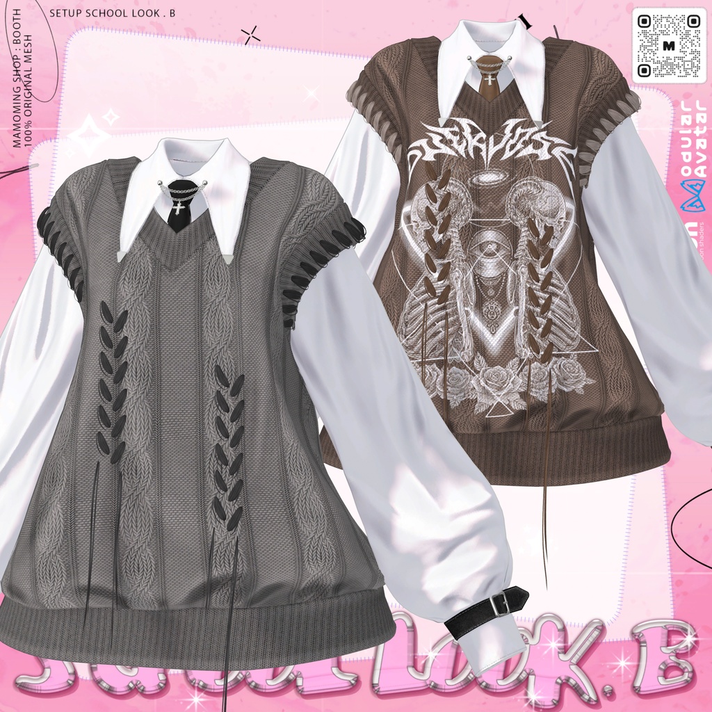 ❰Setup❱  13アバター対応 Set_010 School Look. B