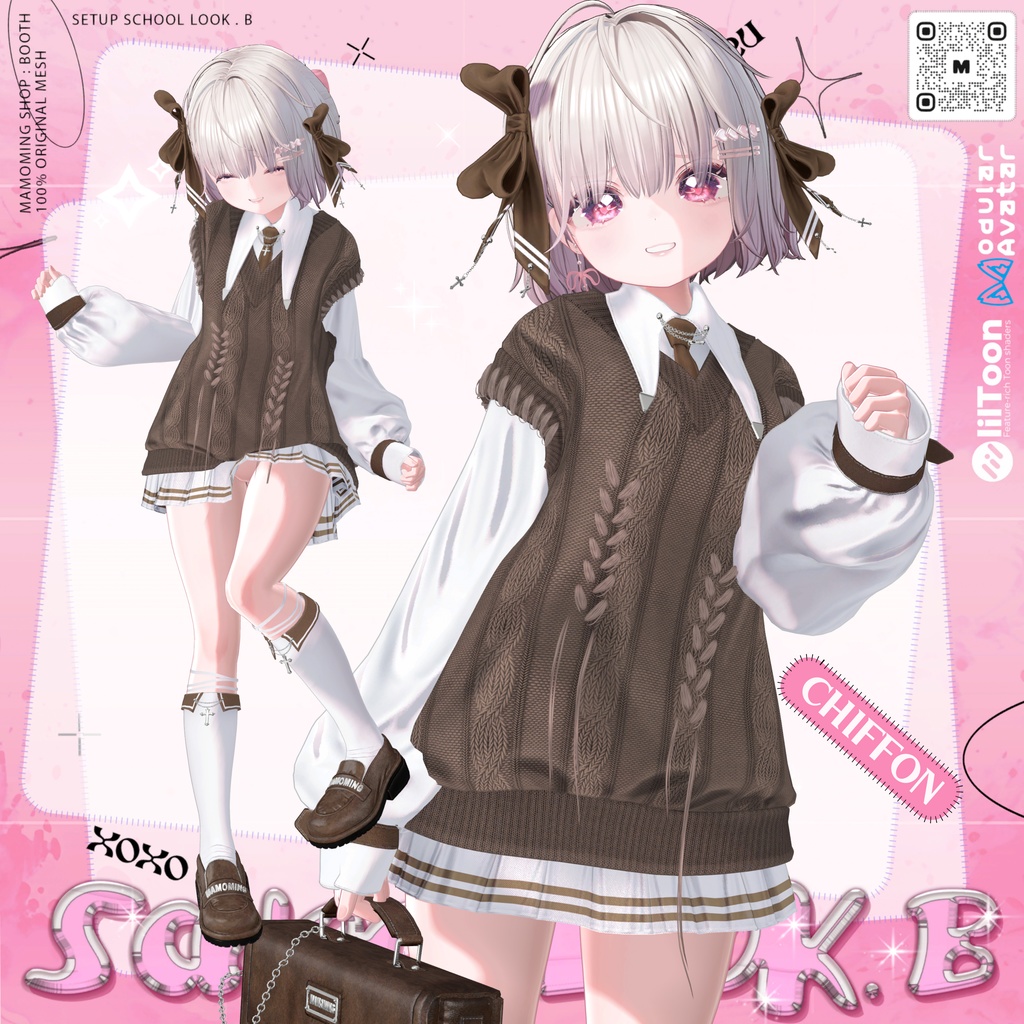 ❰Setup❱  13アバター対応 Set_010 School Look. B