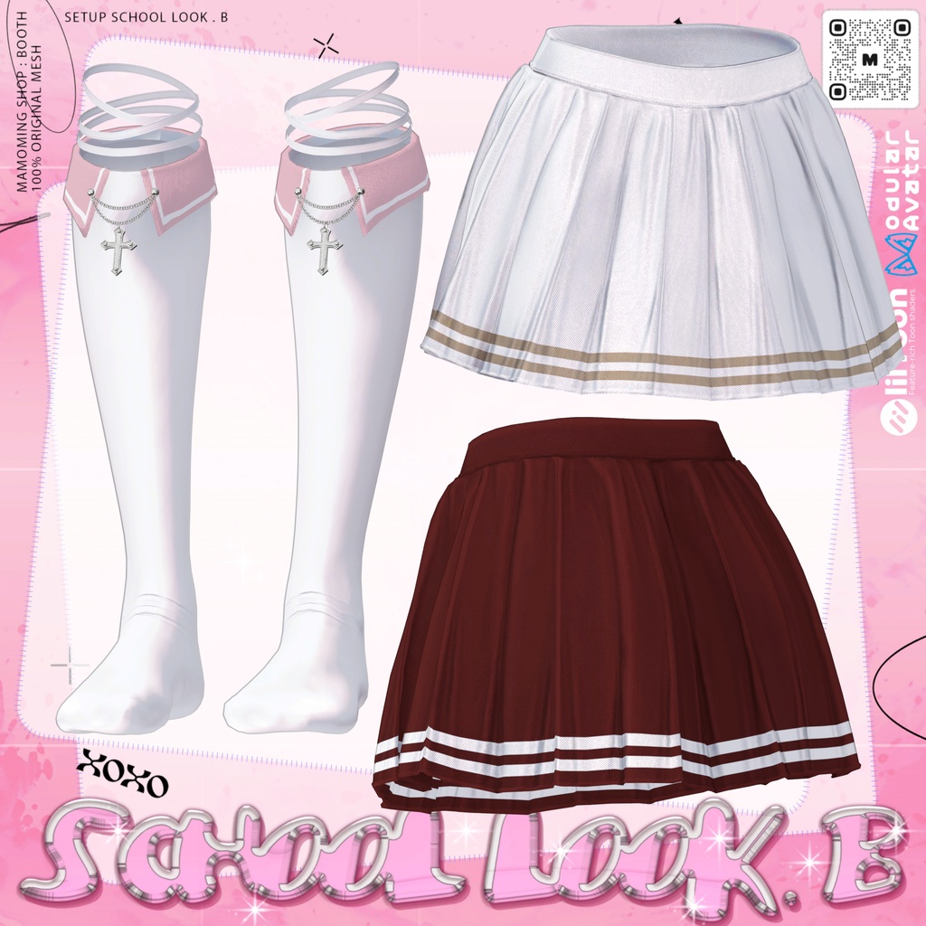 ❰Setup❱  13アバター対応 Set_010 School Look. B