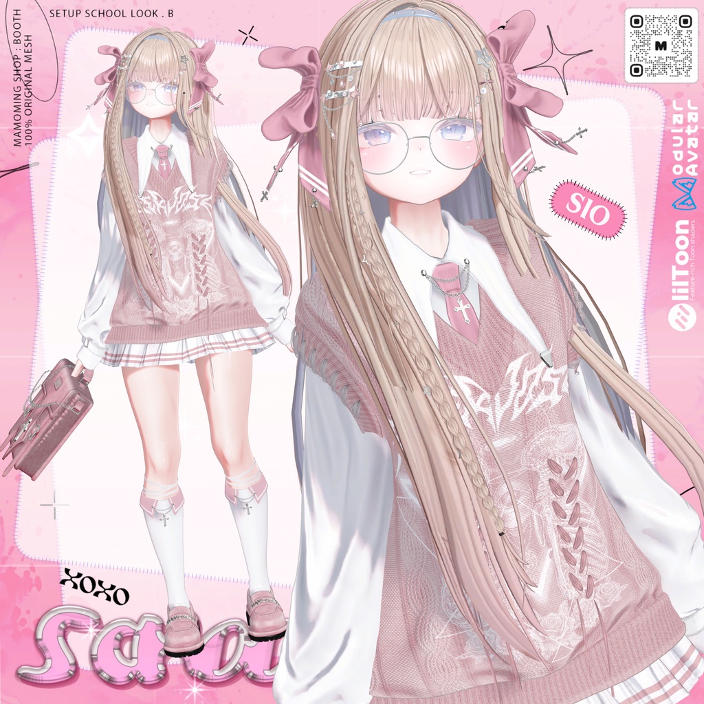 ❰Setup❱  13アバター対応 Set_010 School Look. B