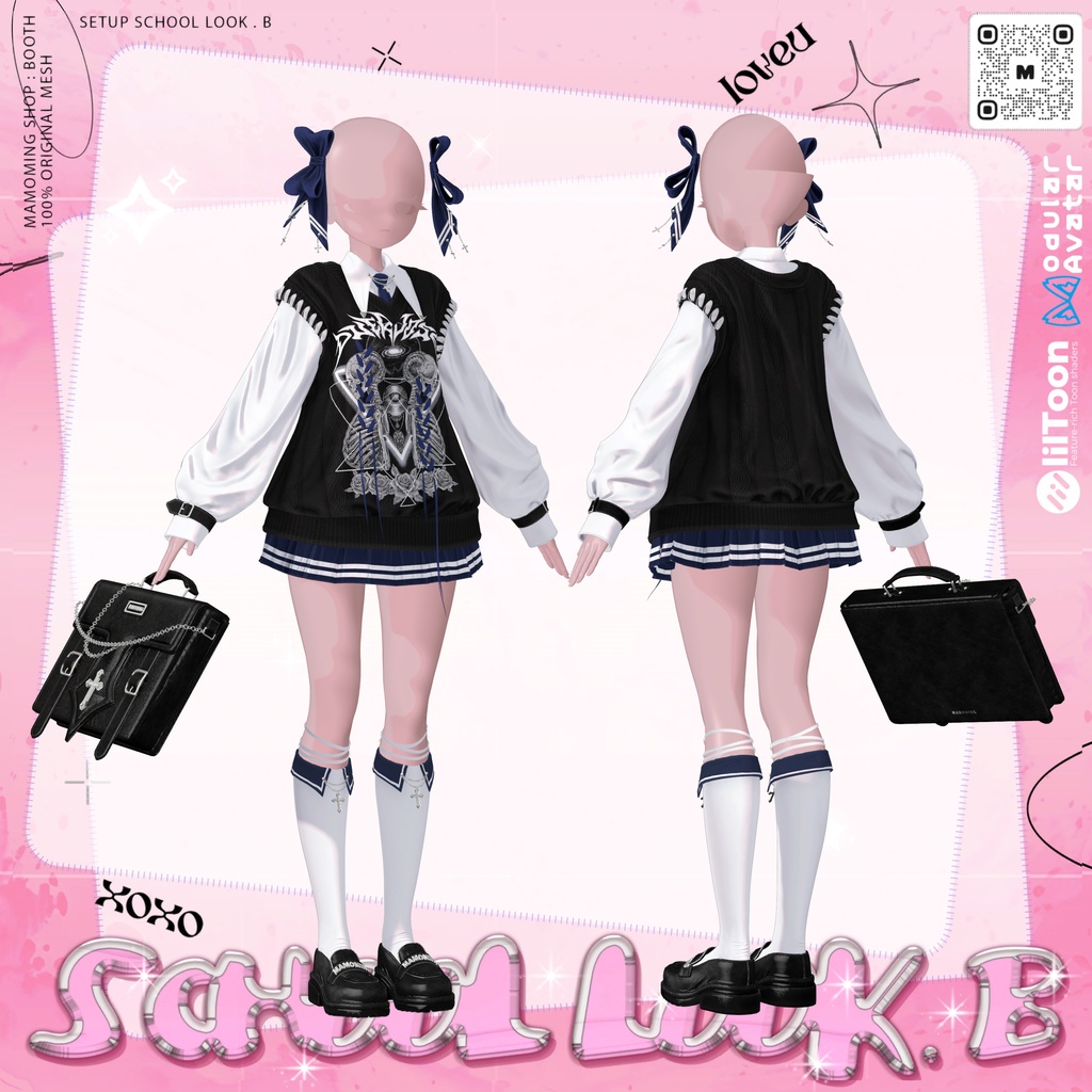 ❰Setup❱  13アバター対応 Set_010 School Look. B