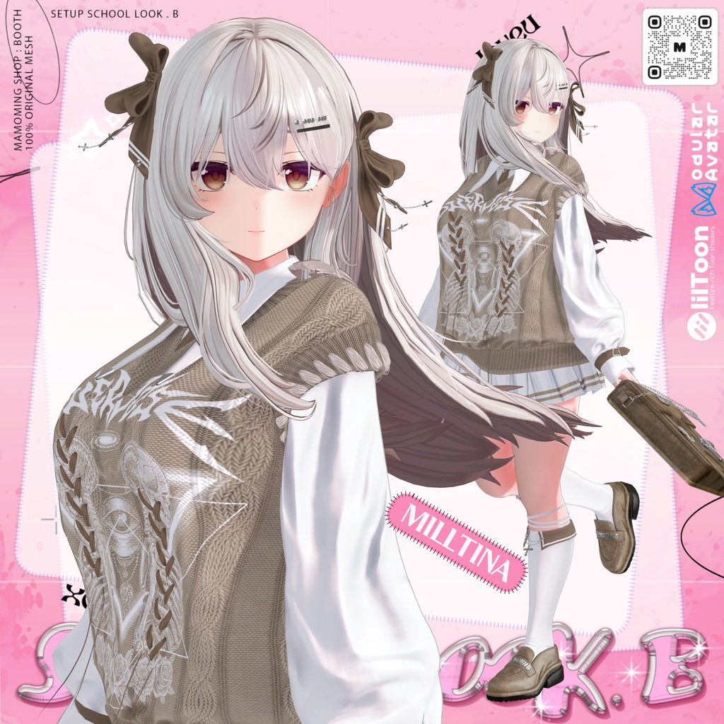 ❰Setup❱  13アバター対応 Set_010 School Look. B