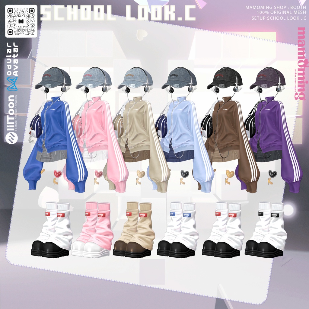 ❰Setup❱ 14アバター対応 Set_011 School Look. C