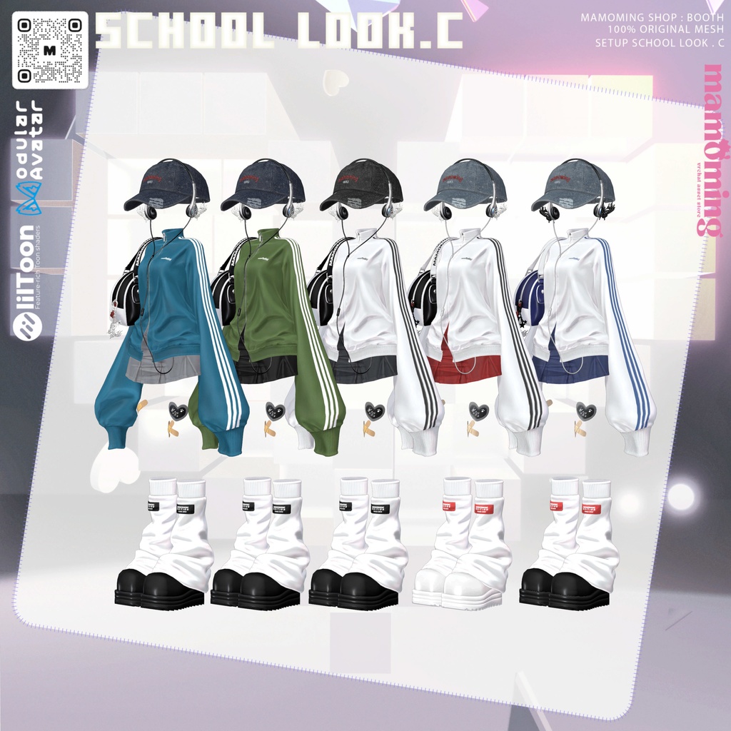 ❰Setup❱ 14アバター対応 Set_011 School Look. C