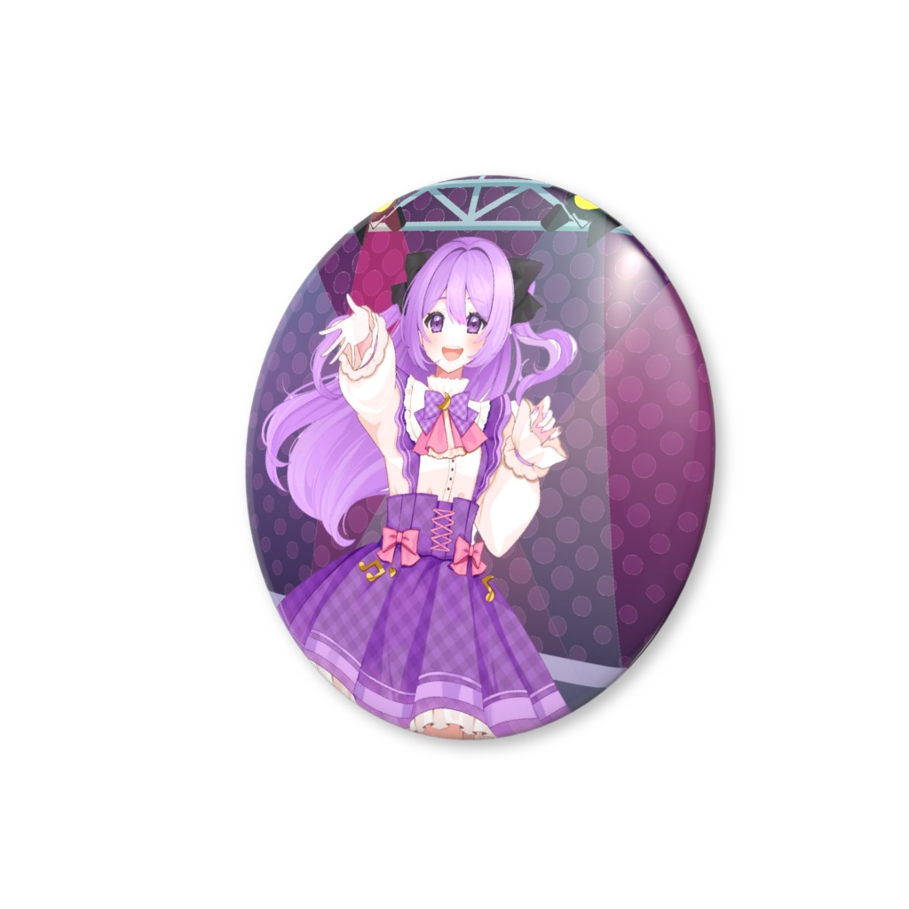 1周年記念缶バッジ【アイドル衣装るな姫】