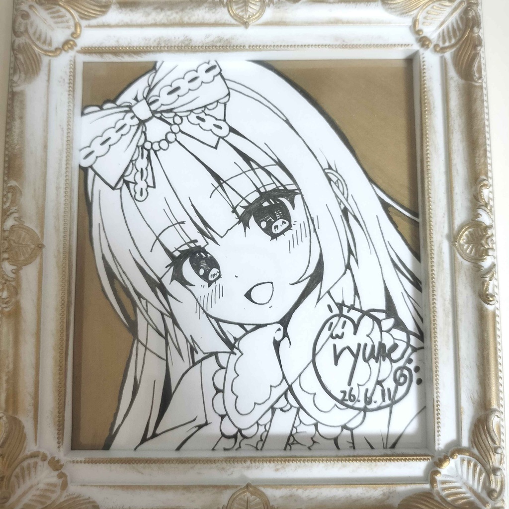 【COMITIA156】直筆イラスト色紙