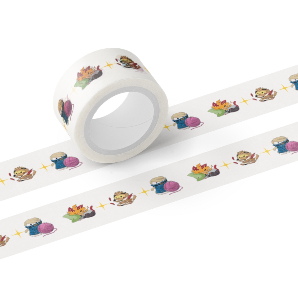 とぷ３にゃんこマスキングテープ