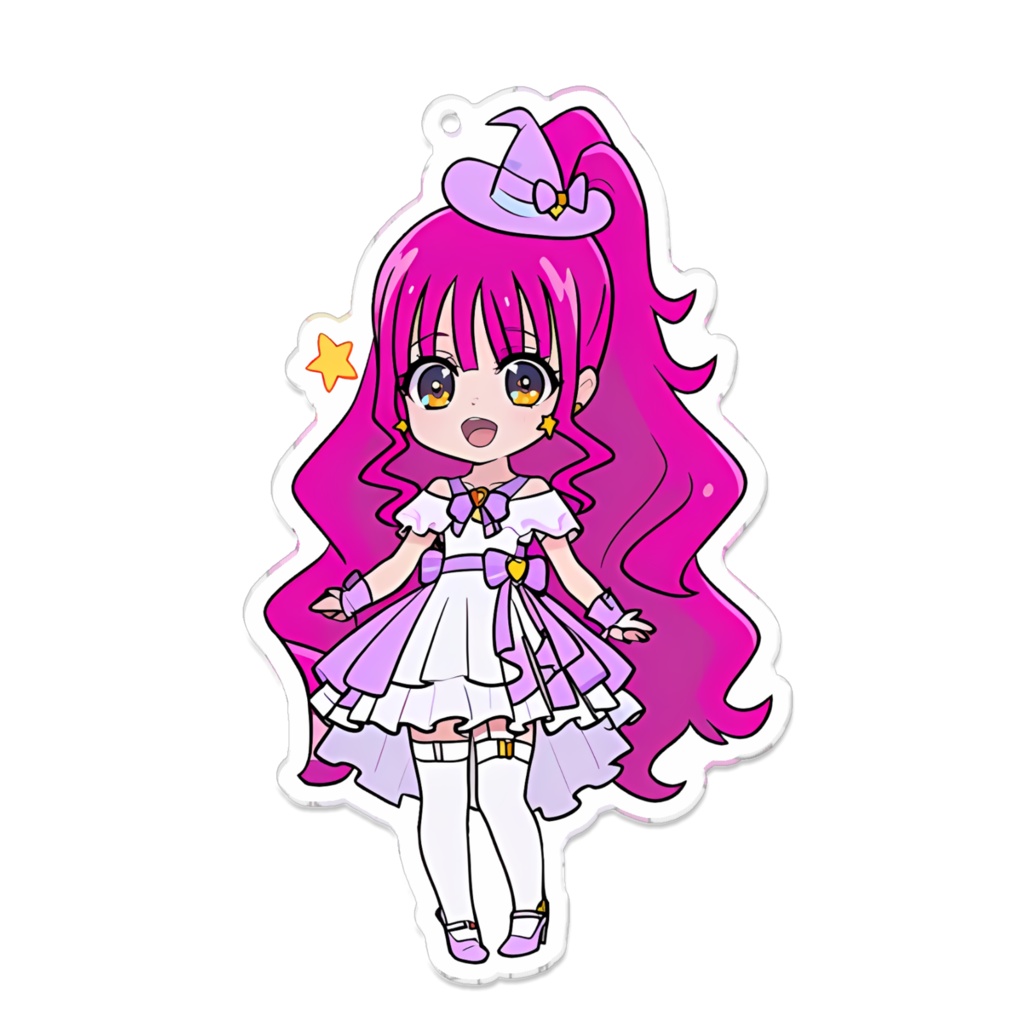🎀 レトロ魔法少女 アクリルキーホルダー♡ ヒカリ 🎀