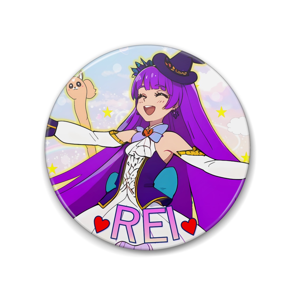 💜 缶バッジ 88mm レイ 💜✨