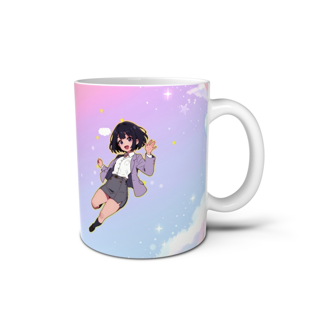 🌟レトロ魔法少女マグカップ✨レイ&ヒカリ🌈