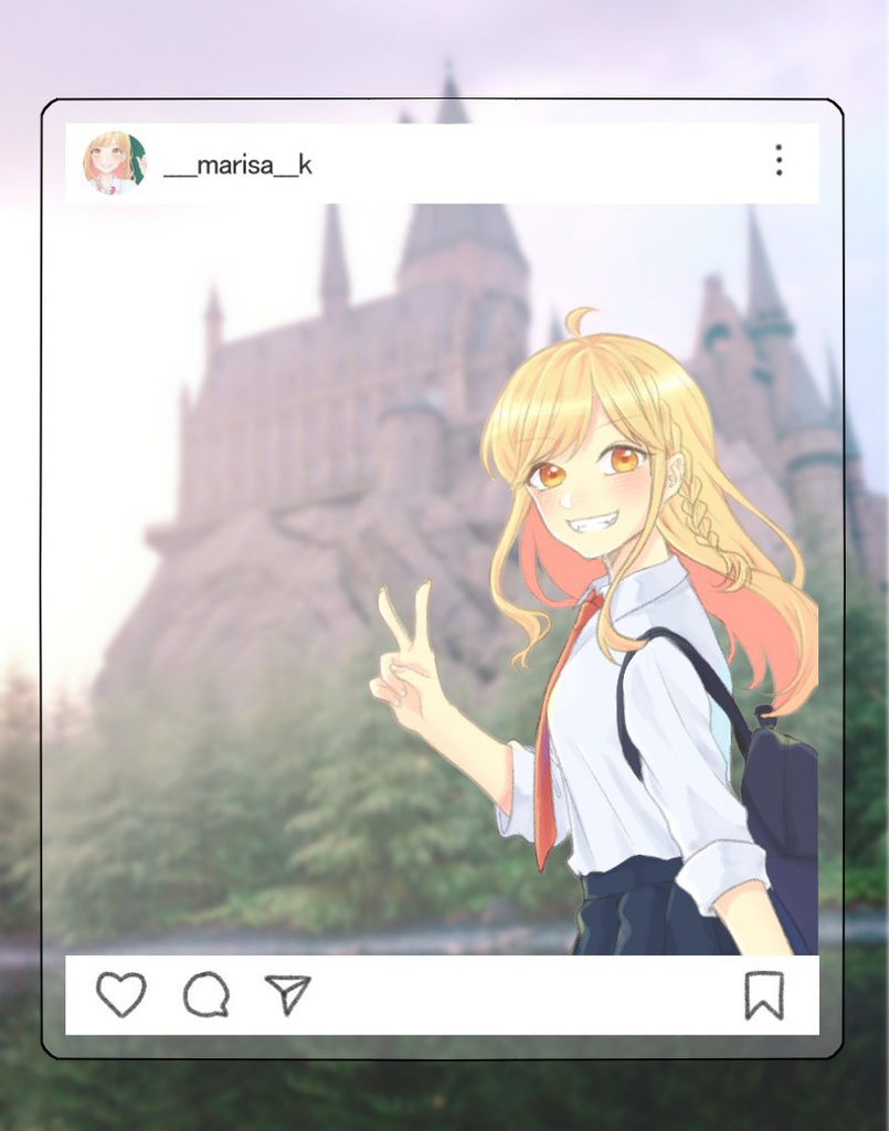 魔理沙とおでかけアクリルキーホルダー