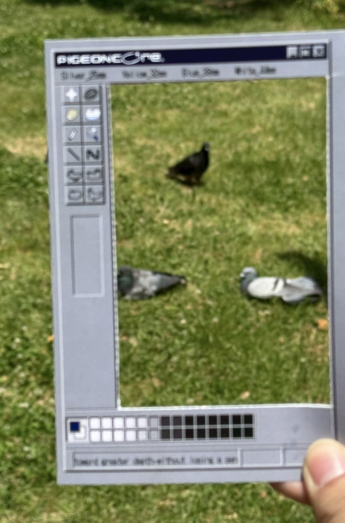 pigeon c⬭re original badge set