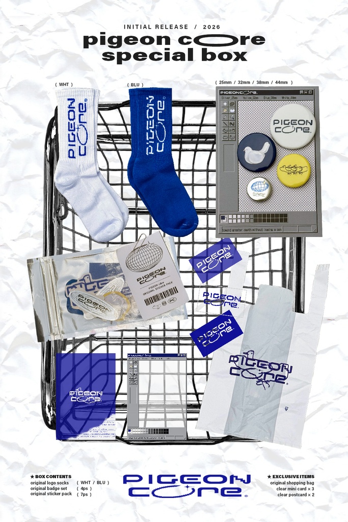 【 pigeon c⬭re special pack 】