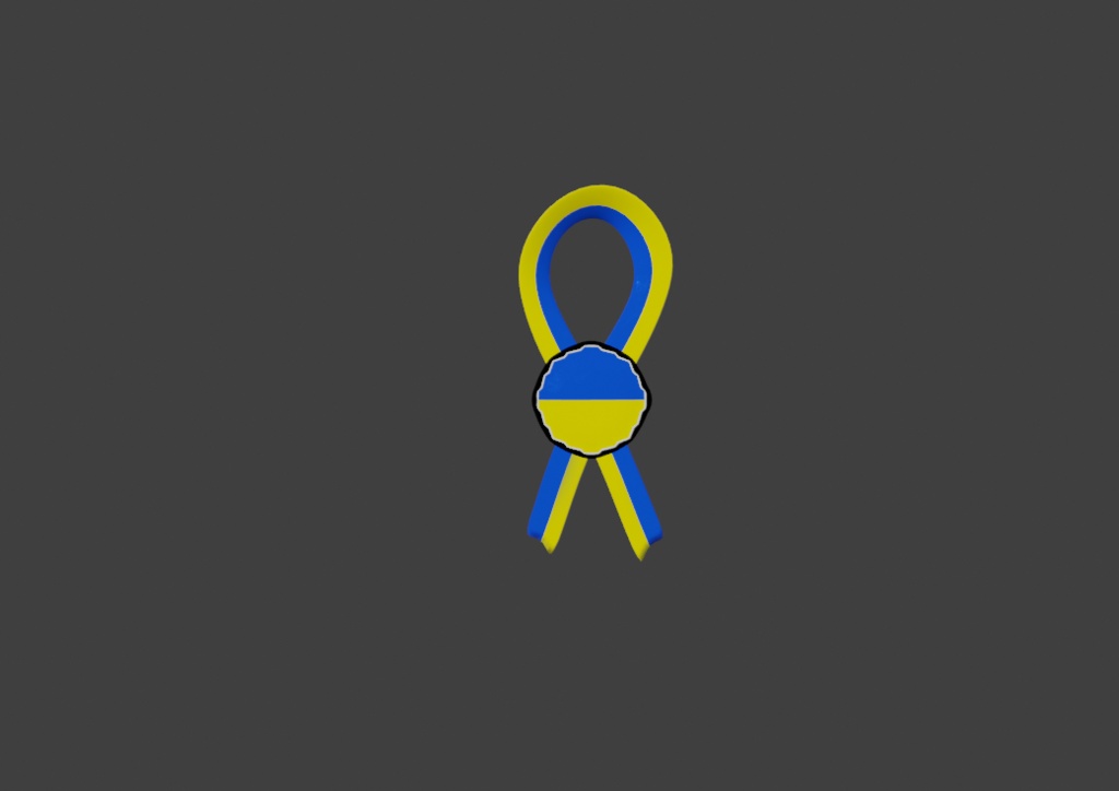 Ukraine Suppport Ribbon