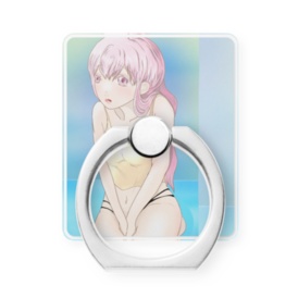 舌出し女子 スマホリング