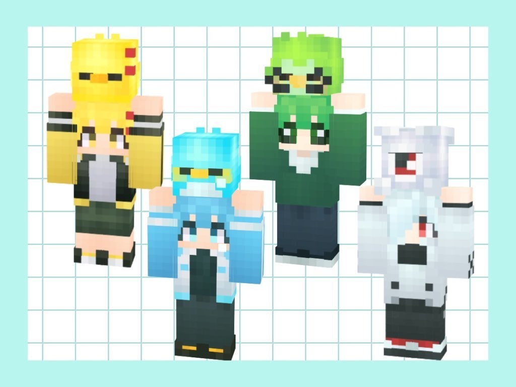 【非公式】あにまるを運ぶよ～！ マイクラスキン　