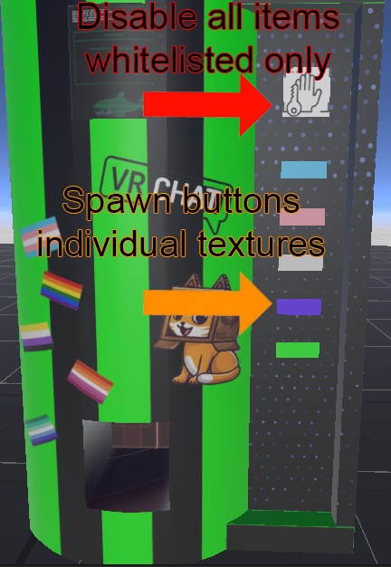 VR Chat Blahaj VendingMachine 3D World Asset