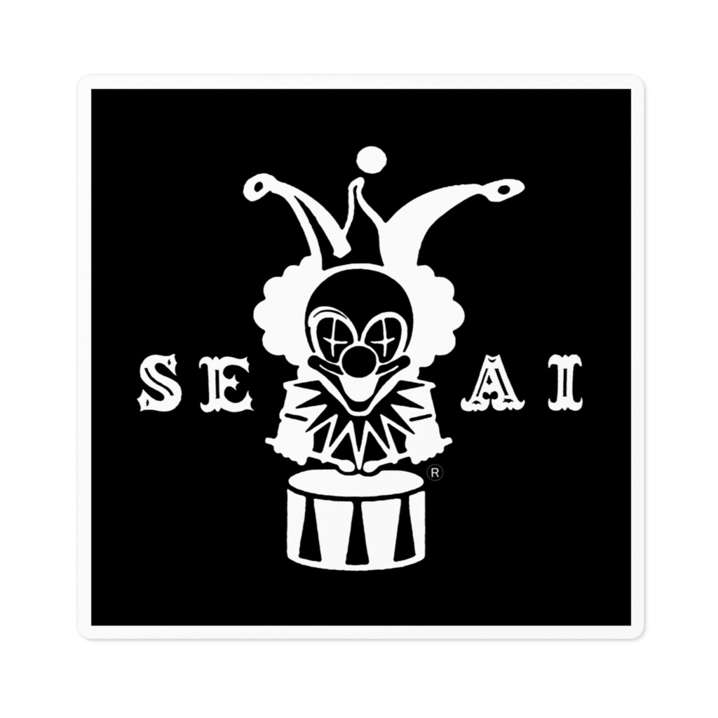 SEAI LOGO STICKER black 10cm