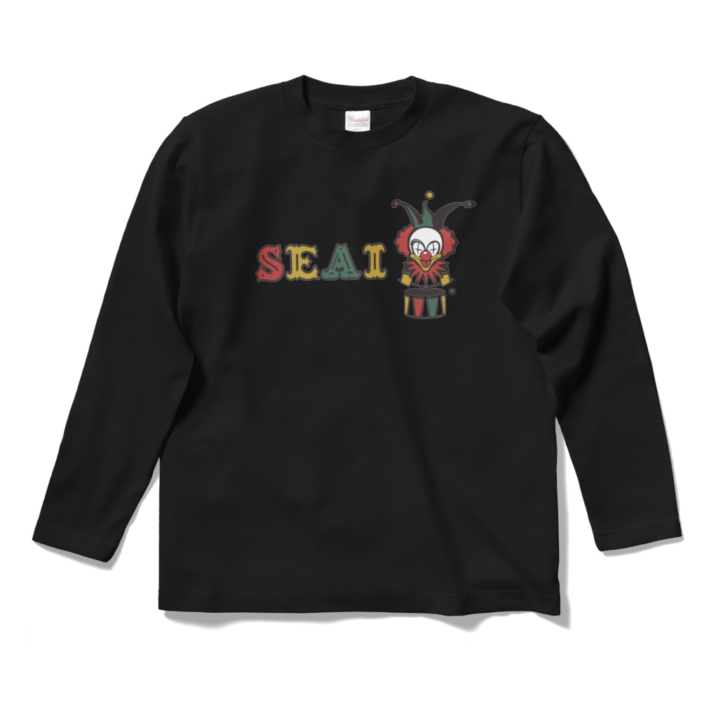 SEAI COLOR LOGO LONG SLEEVE-T black