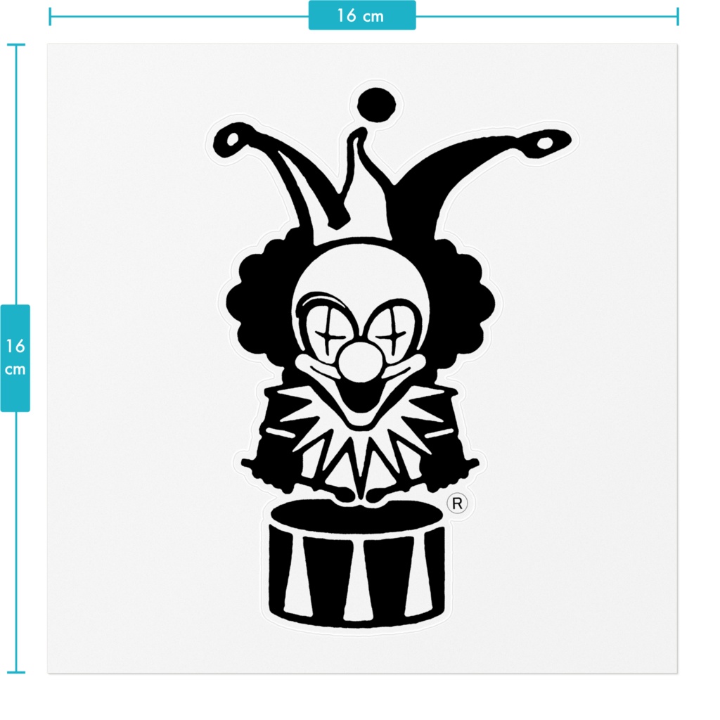 SEAI LOGO STICKER clear/mono 16cm