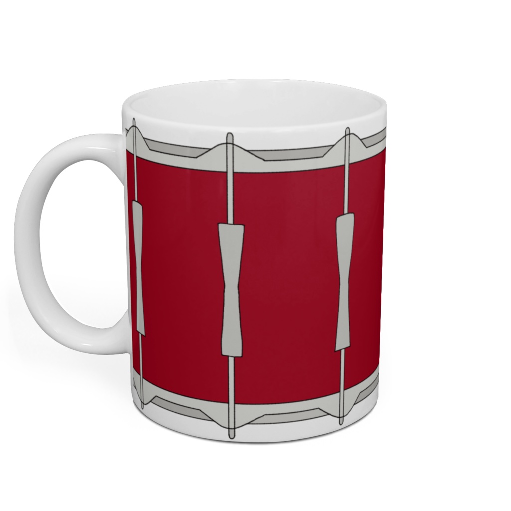 S AUTOGRAPH SNARE DRUM MUG / red