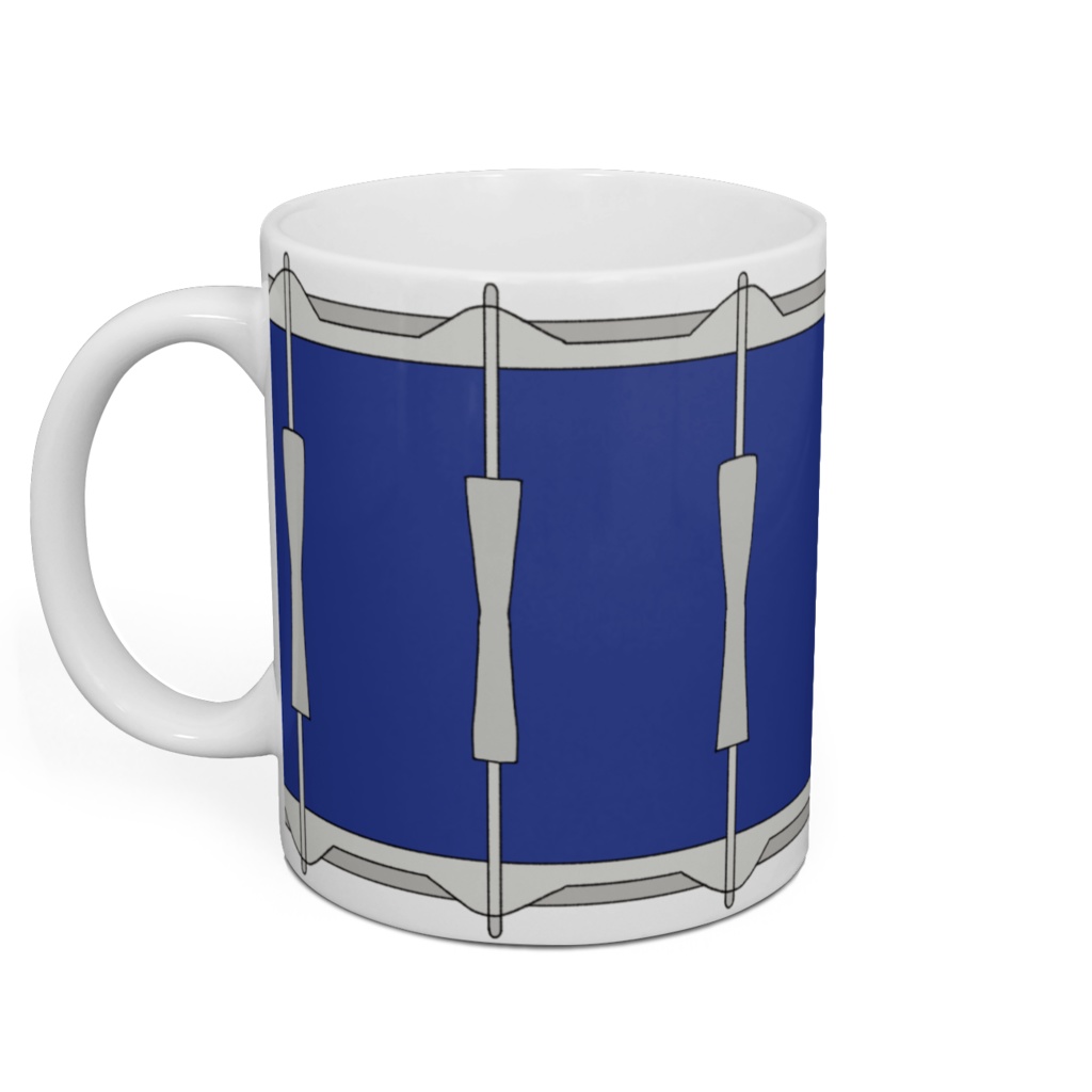 S AUTOGRAPH SNARE DRUM MUG / blue