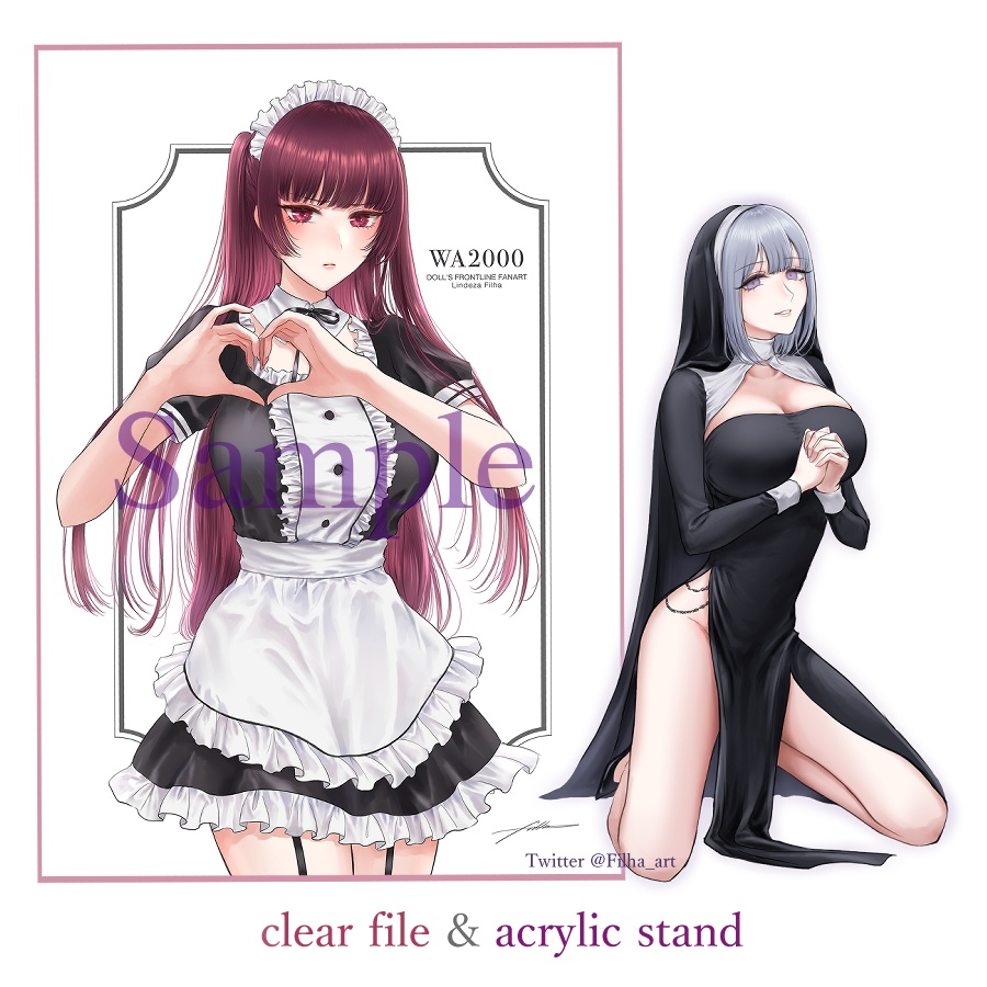 【C101グッズセット】WA2000ファイル&RPK-16アクリルスタンド