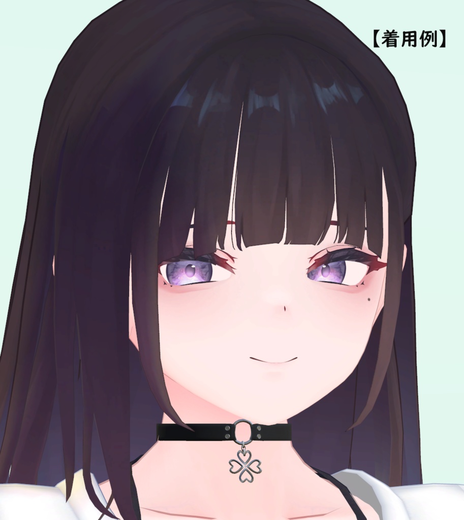 四つ葉のクローバーのチョーカー【Four-leaf clover choker】