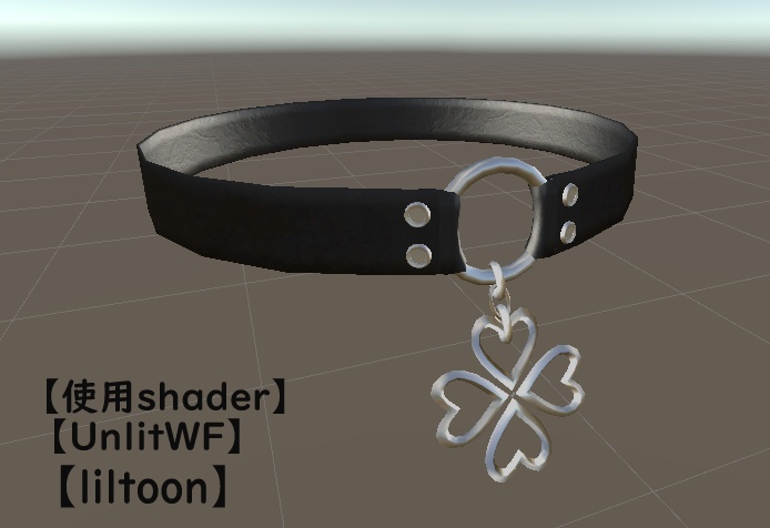 四つ葉のクローバーのチョーカー【Four-leaf clover choker】