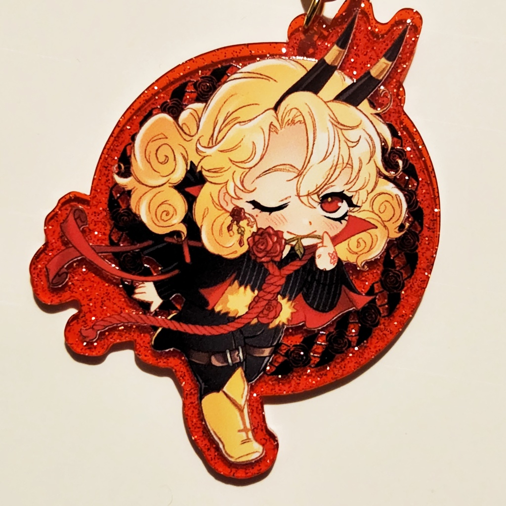 バルバトス🌹ラメアクキー